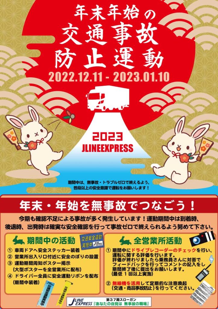 202 年 末年末の交通事故防止運動